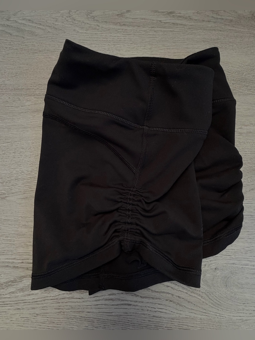 Victoria's Secret VSX Sport Knockout Hot Shorts Ruched Black Women's Size M - Picture 6 of 8